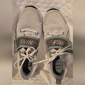 Nike Gray and White Athletic Shoes